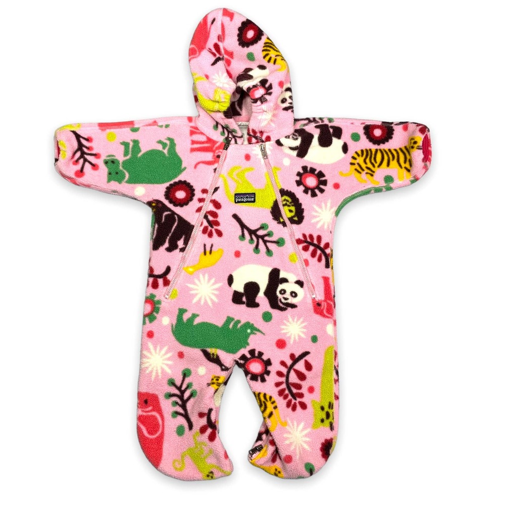 Patagonia Baby Girl Bunting Patagonia Synchilla Fleece Bunting Pink 3M 6M